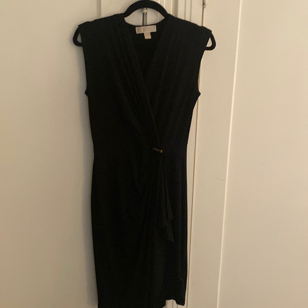 Black slinky dress